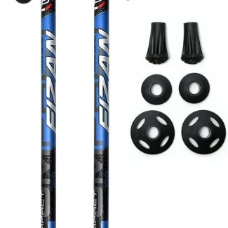 Fizan Compact 3 Trekking Poles – 5.6 oz Ultralight, Backpacking, Thru Hiking Poles, Adjustable, Collapsible, Customized Fit, EVA Grips, Aluminum Walking Sticks (Compact 3)